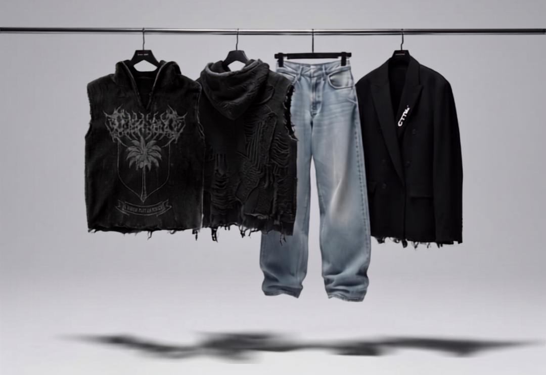 The New Era collection on the rack